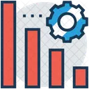 Graph Zahnrad Analyse Symbol