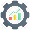 Optimierung Diagramm Entwicklung Symbol