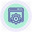 Optimierungsfarbkreissymbol Icon