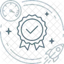 Max Qualitat Abzeichen Symbol