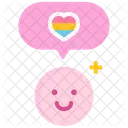 Optimistic Emoji Happy Mind Icon