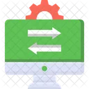 Optimizacion Monitor Engranaje Icono