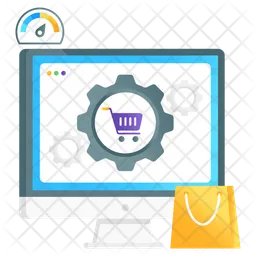 Optimización del comercio electrónico  Icono