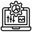 Optimizacion De Datos Web Panel De Control Web Prueba De Velocidad De Pagina Icono