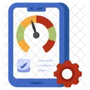 Optimizacion De La Velocidad Movil Prueba De Velocidad De Internet Prueba De Velocidad Del Telefono Icono