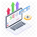 SEO SEO Online Optimizacion De Motores De Busqueda Icono