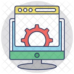 Optimización del sitio web  Icono