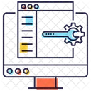 Desarrollo Web Configuracion De Paginas Web Optimizacion Web Icono