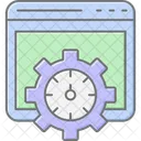 Optimization Lineal Color Icon Icon