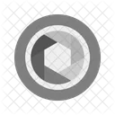 Optisch Blende Verschluss Icon