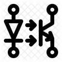 Optocoupler Opto Isolator Icon