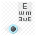 Optometrie Auge Test Symbol