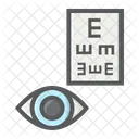 Optometrie Auge Test Symbol