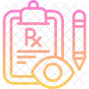 Optometrist Eye Exam Eye Test Icon