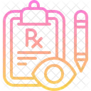 Optometrist Eye Exam Eye Test Icon