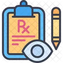 Optometrist Eye Exam Eye Test Icon