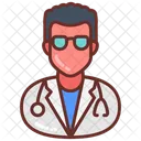 Optometrist Eye Doctor Vision Specialist Icon
