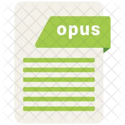 Opus file  Icon