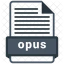 Opus File Formats Icon