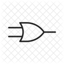 Or Gate Electronic Electrical Icon