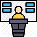 Orador de negocios  Icono
