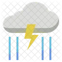 Tonnerre Tempete Pluie Icône