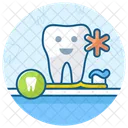 Dental Care Oral Hygiene Brushing Teeth Icon