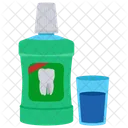 Oral Rinse Mouthwash Antiseptic Mouthwash Icon