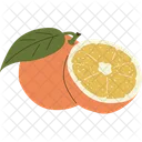 Orange Ingredient Nutrition Icon