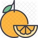 Orange Fruit Healthy Food Icon