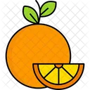 Orange Fruit Fresh Symbol