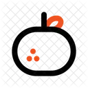 Orange Mandarin Fruit Icon