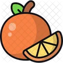 Orange Citrus Fruit Healthy Food Icon