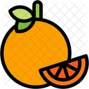 Orange Fruit Vegetable Icon