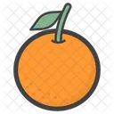 Orange Fruit Food Icon