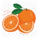 Orange Fruit Fresh Icon