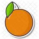 Orange Slice Fruit Icon