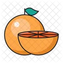 Orange Slice Citrus Icon