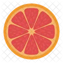 Half Citrus Orange Icon