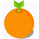 Orange Fruit Isometric Icon