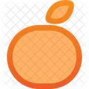 Orange Tangerine Lunar Icon