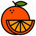 Orange Squash Juice Icon