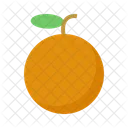 Orange Fruit Vegan Icon
