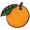 Orange Fruit Citrus Icon