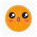 Clipart Orange Happy Icon