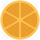 Orange Citrus Slice Icon