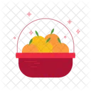Orange Orange Basket Fruit Icon