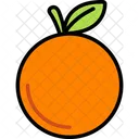 Orange Fruit Healthy Icon