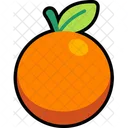 Orange Fruit Healthy Icon