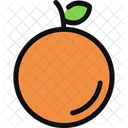 Orange Fresh Healthy Food Icon